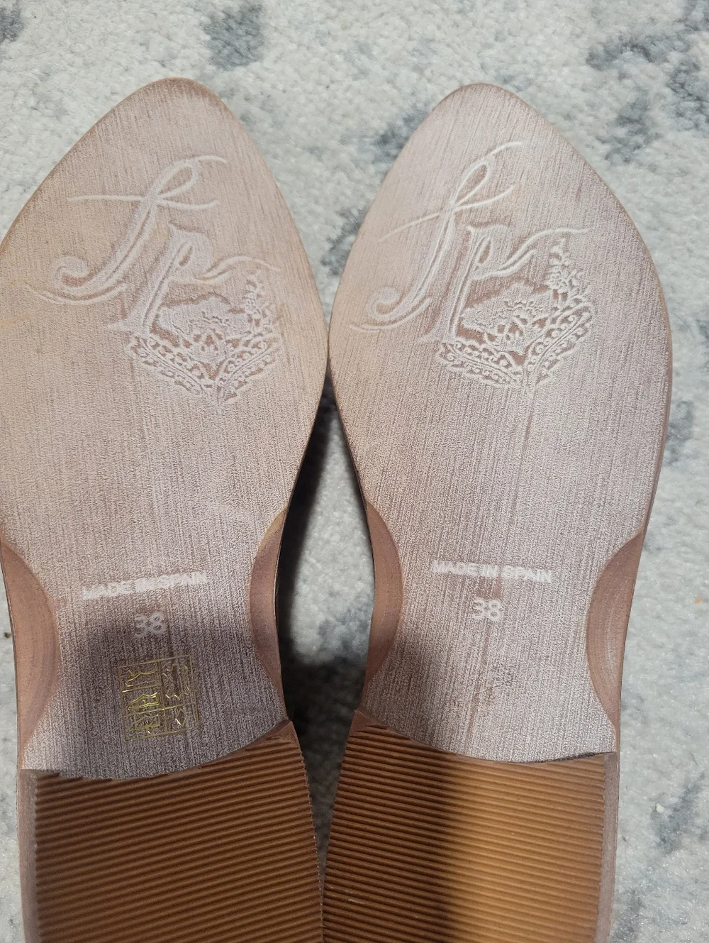 Free People Tan Suede Pointed Royale Flats - Picture 2 of 2